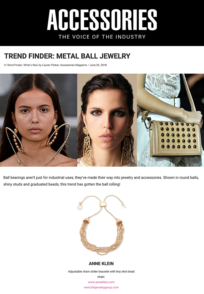 Press Feature in Accessories featuring The Jewelry Group