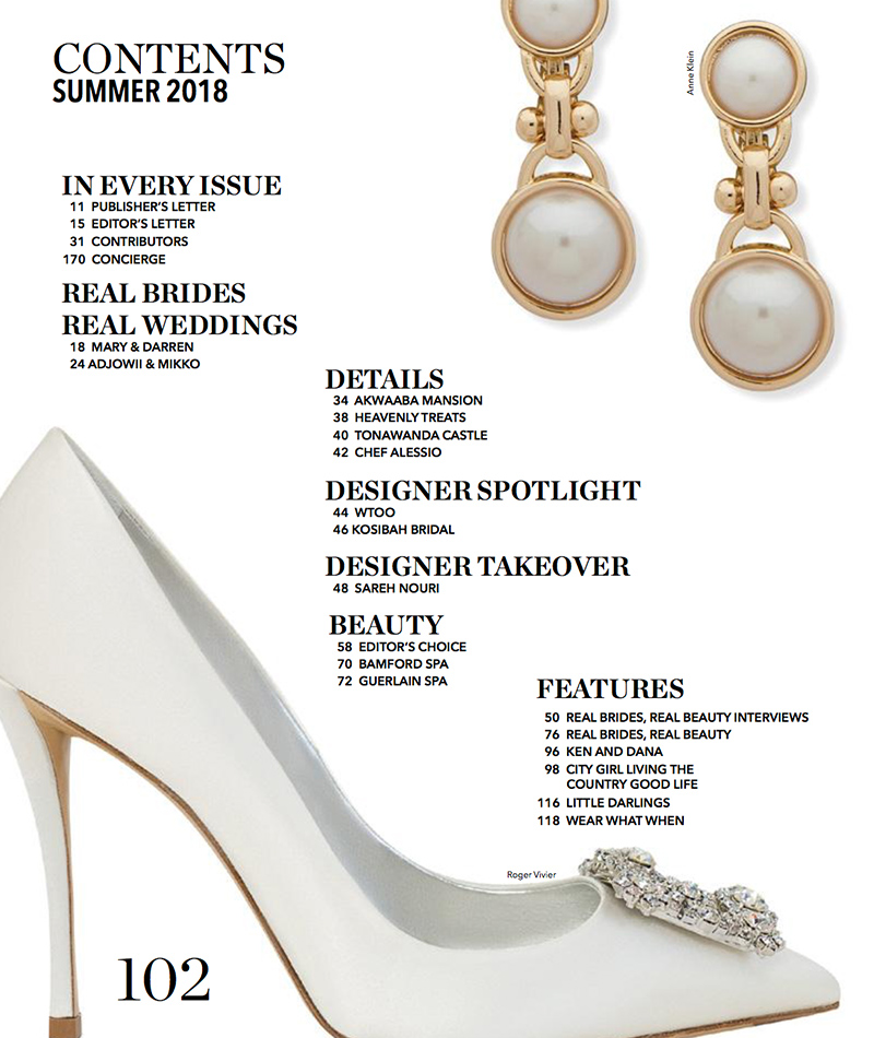 Press Feature in World Bride featuring The Jewelry Group